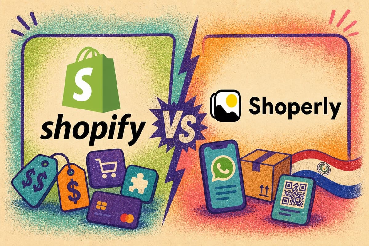 Comparación Shoperly vs Shopify en Paraguay